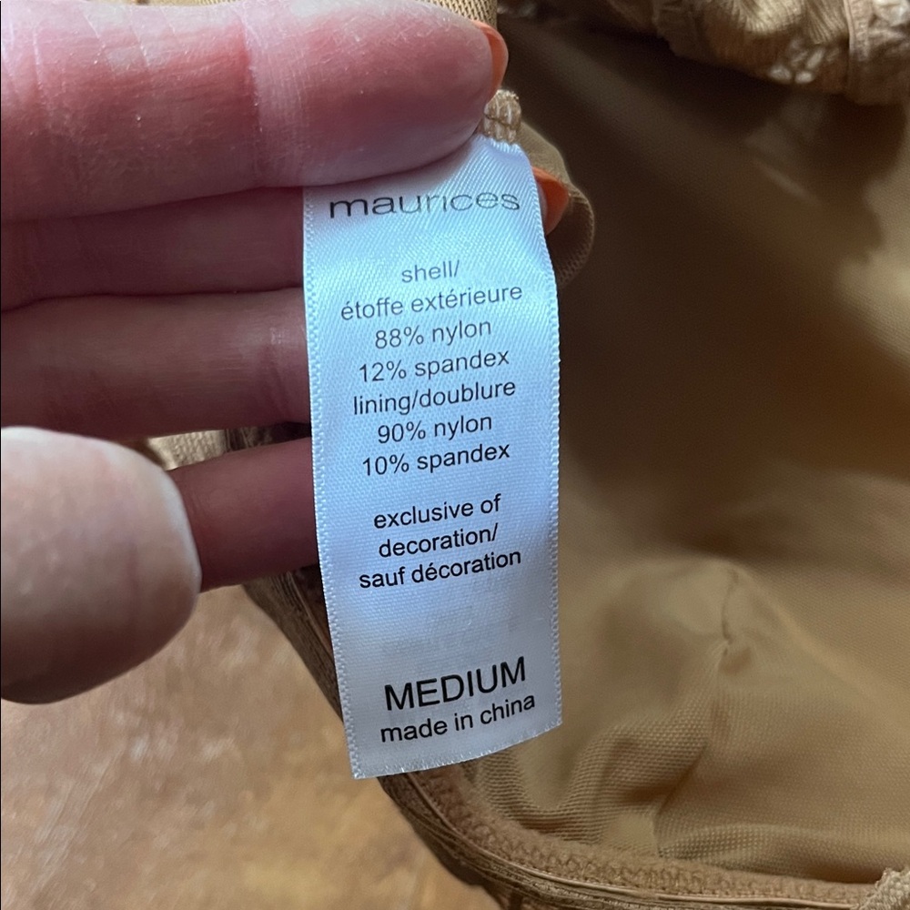 New Maurices Lace Bralette in Brown - Picture 3 of 16